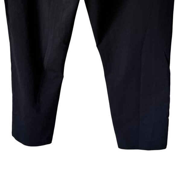 Susan Graver Weekend Size XL Pull On Pant Black Cotton Blend Stretch Comfort - Picture 13 of 16
